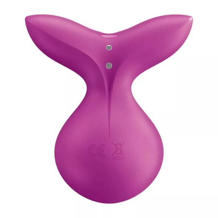 Мінівібромасажер Satisfyer Viva la Vulva 3 Violet - фото №2