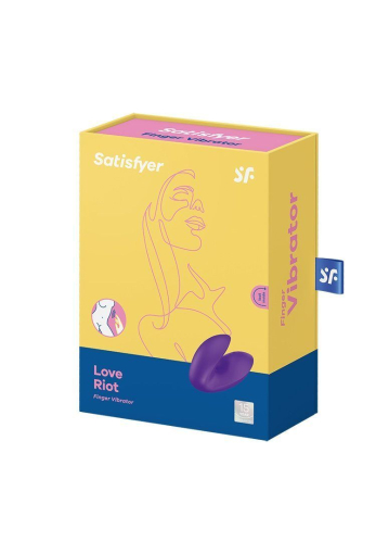 Вібратор на палець Satisfyer Love Riot Purple, 12 варіантів використання - фото №6