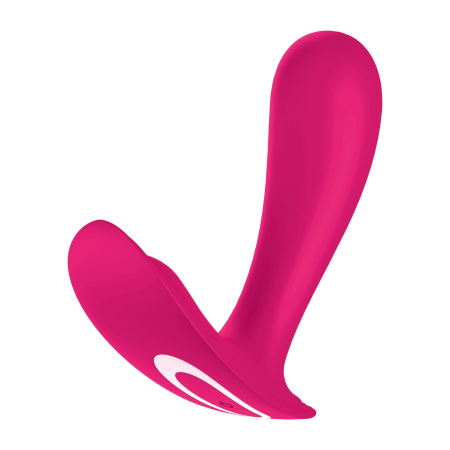 Смарт-вібратор у трусики Satisfyer Top Secret Pink вагінально-кліторальний, 2 мотори - фото №2