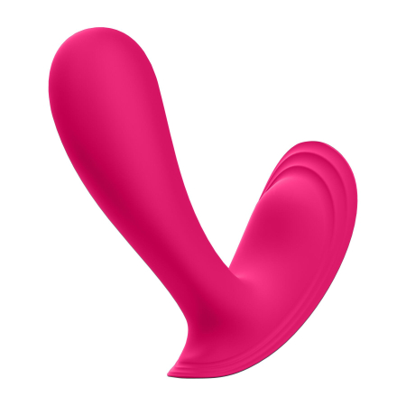 Смарт-вібратор у трусики Satisfyer Top Secret Pink вагінально-кліторальний, 2 мотори - фото №4