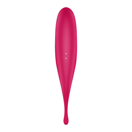 Вібратор для клітора з вакуумною стимуляцією Satisfyer Twirling Pro Red - фото №4