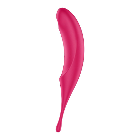 Вібратор для клітора з вакуумною стимуляцією Satisfyer Twirling Pro Red - фото №2