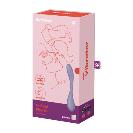 Універсальний смарт-вібратор Satisfyer G-Spot Flex 5+ Lilac - фото №7