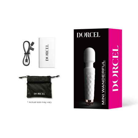 Мінівібромасажер Dorcel Wand Mini Wanderful White №5