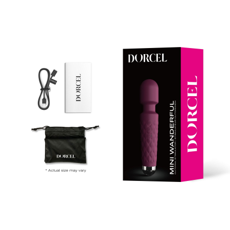 Мінівібромасажер Dorcel Wand Mini Wanderful Plum №5
