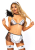 Leg Avenue Roleplay Flirty French Maid OS White/Black - фото