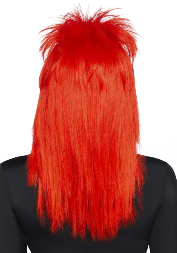 Перука рок-зірки Leg Avenue Unisex rockstar wig Red, унісекс, 53 см - фото №2