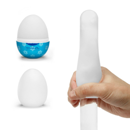 Мастурбатор-яйце Tenga Egg Snow Crystal з охолоджувальним лубрикантом - - фото №3