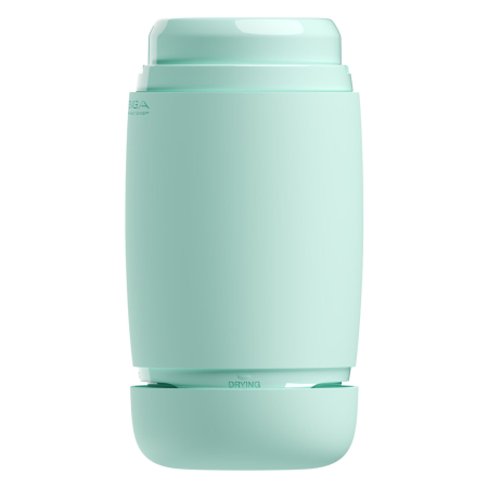 Мастурбатор TENGA PUFFY MINT GREEN, ультрам’який матеріал, багаторазовий, наскрізний - фото №2