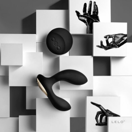 Масажер простати LELO Hugo Black, 2 мотори, пульт ДК, керування рухом - - фото №3