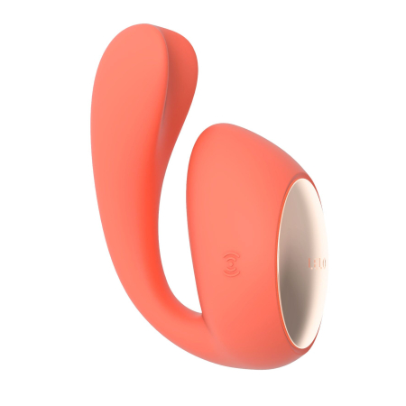 Смарт-вібратор LELO Ida Wave Coral Red, вагінально-кліторальний, технологія WaveMotion, 2 мотори - фото №5