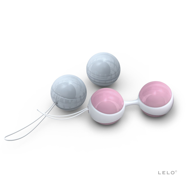 Набір вагінальних кульок LELO Beads Mini, діаметр 2,9 см, змінне навантаження, 2х28 та 2х37 г - фото