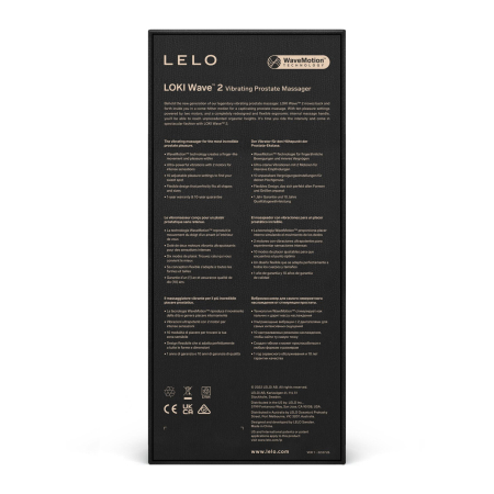 Масажер простати LELO Loki Wave 2 Black, 2 мотори, манливий рух + вібрація - фото №5