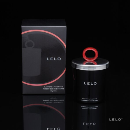 Масажна свічка LELO Massage Candle Black Pepper & Pomegranate, соєвий віск, 36 годин горіння - фото №2