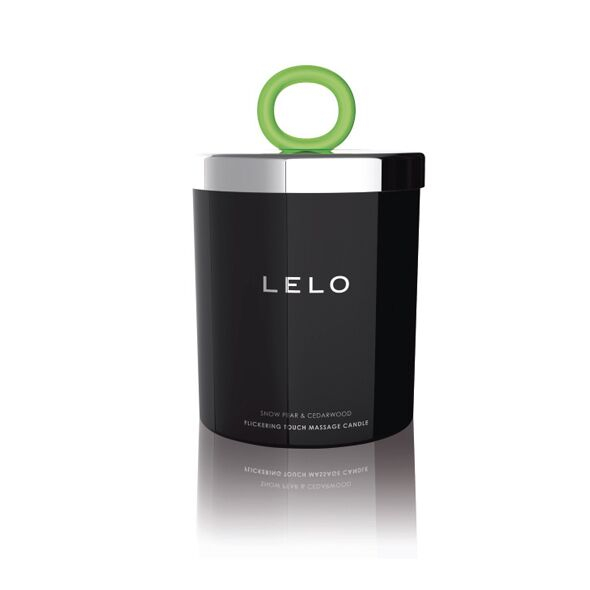 Масажна свічка LELO Massage Candle Snow Pear & Cedarwood, соєвий віск, 36 годин горіння - фото