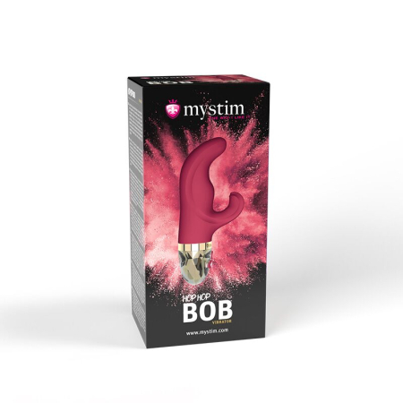 Вібратор-кролик Mystim Hop Hop Bob Fuchsia, потужний мотор, 8 режимів - фото №8