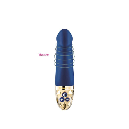 Вібратор Mystim Real Deal Neil Blue, потужний мотор, 8 режимів - фото №5