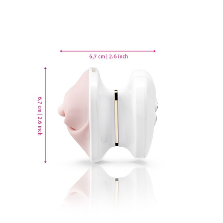 Вібратор для клітора Mystim Heart?s Desire White, 8 режимів, дуже потужний - фото №5