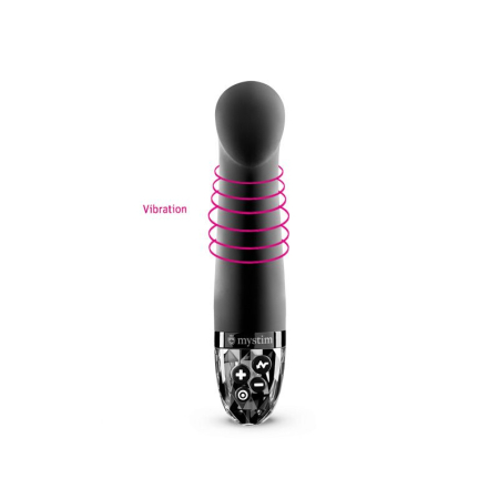 Вібратор для точки G з електростимуляцією Mystim Right on Ron Black Edition - фото №6