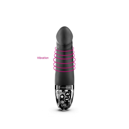 Вібратор з електростимуляцією Mystim Real Deal Neil Black Edition - фото №6