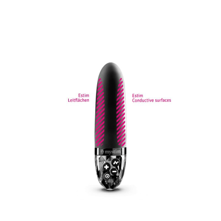 Вібратор з електростимуляцією Mystim Sleak Freak Black Edition - фото №4