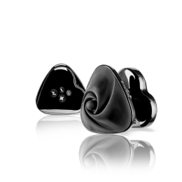 Вібратор для клітора з електростимуляцією Mystim Heart's Desire Black Edition - фото