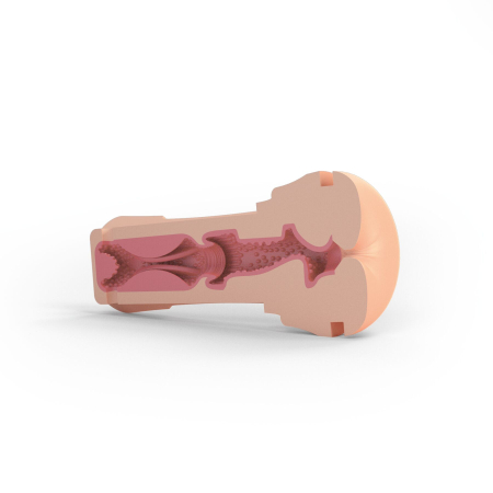 Мастурбатор-попка Mystim O(h) PUSH ME Anus, можна стискати та регулювати вакуум - фото №5