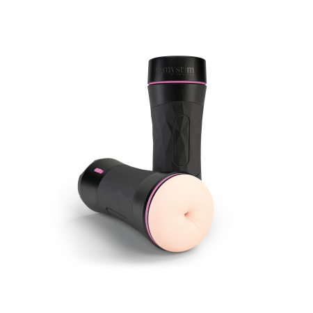 Мастурбатор-попка Mystim O(h) PUSH ME Anus, можна стискати та регулювати вакуум - фото №2