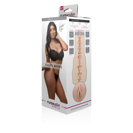 Мастурбатор Fleshlight Girls: Violet Myers – Waifu, зі зліпка вагіни, дуже ніжний - фото №6