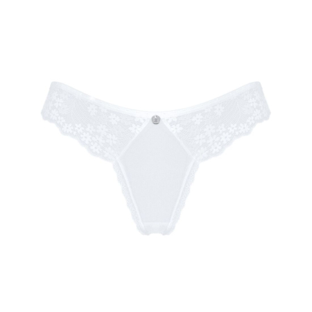Напівпрозорі трусики Obsessive Heavenlly panties M/L, відкриті сідниці - фото №5