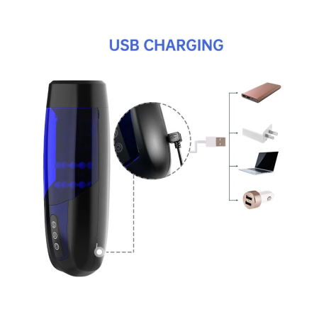 Інтерактивний смарт мастурбатор Magic Motion Xone, імітація фрикцій, 10 режимів, кнопка турбо - фото №6