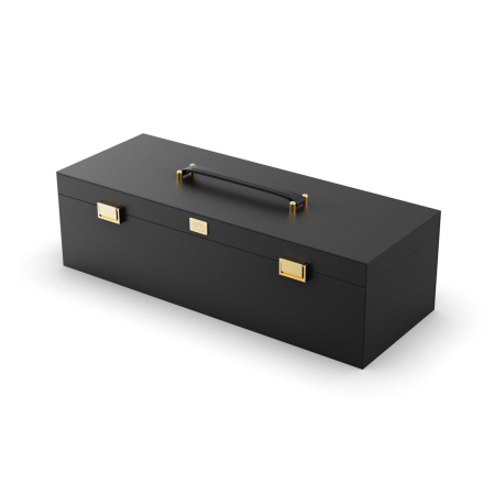 Розкішний набір для BDSM Zalo Bondage Play Kit, 10 аксесуарів у кейсі, шкіра, кристал Swarovski - фото №5