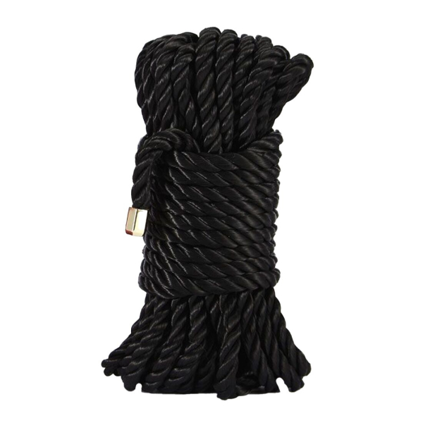 Розкішна мотузка для Шибарі Zalo Bondage Rope Black - фото