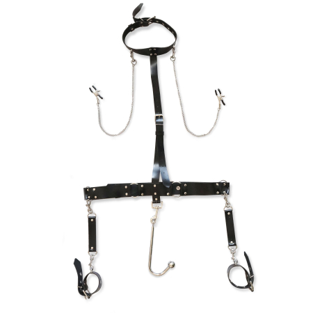 Бондажний набір з металевим анальним гаком Art of Sex Bridget Bondage set with anal hook №?1 - фото