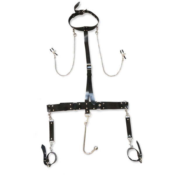 Бондажний набір з металевим анальним гаком Art of Sex Bridget Bondage set with anal hook №?1 - фото