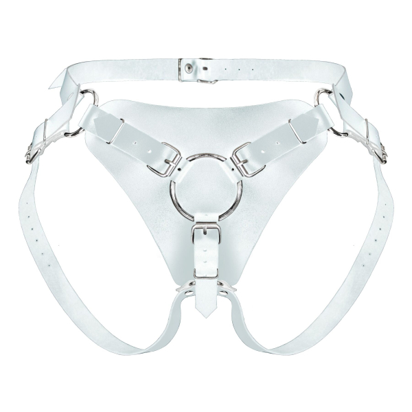 Труси для страпона Feral Feelings Strap-on Harness White, white - фото