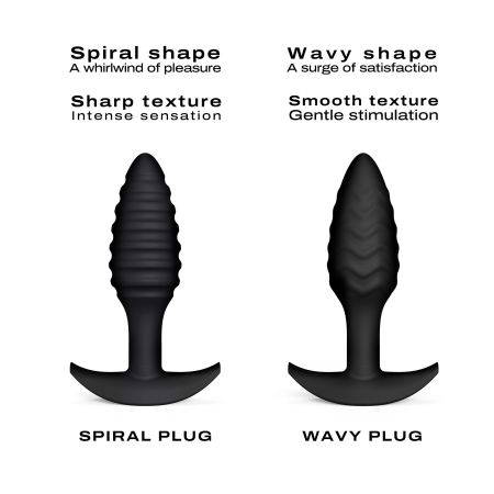 Анальна пробка Dorcel WAVY PLUG, діаметр 3 см, силікон №4
