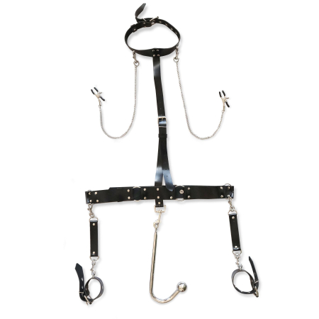 Бондажний набір з металевим анальним гаком Art of Sex Bridget Bondage set with anal hook №?2 - фото