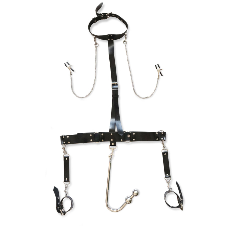 Бондажний набір з металевим анальним гаком Art of Sex Bridget Bondage set with anal hook №?3 - фото