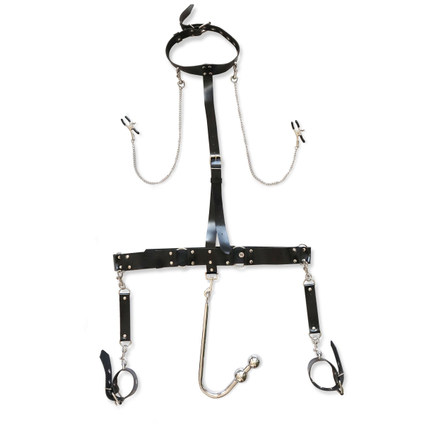 Бондажний набір з металевим анальним гаком Art of Sex Bridget Bondage set with anal hook №?3 - фото