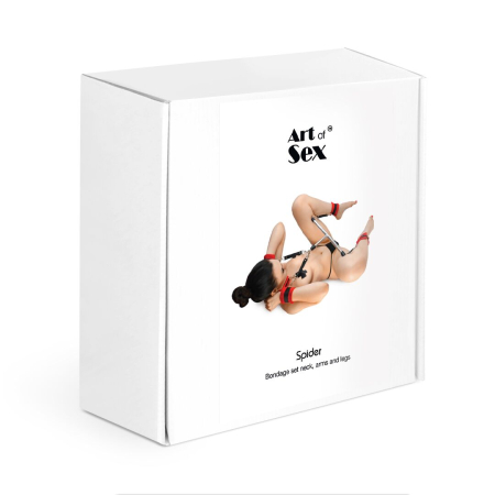 Розпорка для шиї, рук та ніг Art of Sex Bondage Set - Spider - фото №3