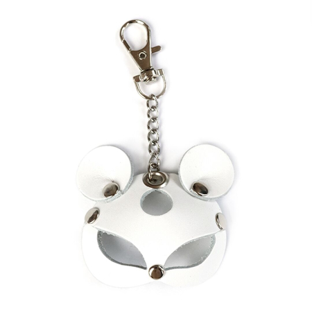 Брелок на карабіні для ключів Art of Sex Mouse, Білий - фото