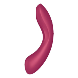 Вакуумний стимулятор з вібрацією Satisfyer Curvy Trinity 1 Red, іграшка 3в1 - - фото №2