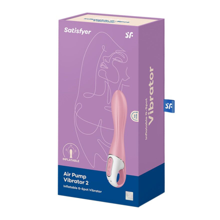 Вібратор точки G надувний Satisfyer Air Pump Vibrator 2 - фото №5