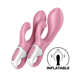 Вібратор-кролик надувний Satisfyer Air Pump Bunny 2 - фото