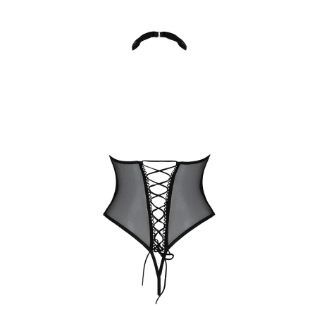 Боді Passion DOMINICA BODY S/M, beige - фото №4