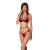 Комплект білизни Passion PEONIA SET L/XL red, бра, трусики - фото