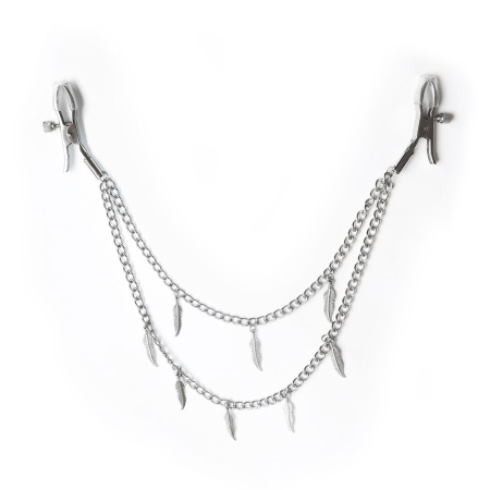 Затискачі з подвійним ланцюжком для сосків Art of Sex – Dream Catcher 