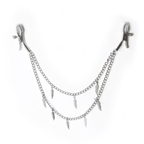 Затискачі з подвійним ланцюжком для сосків Art of Sex – Dream Catcher 