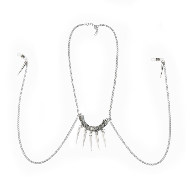 Прикраса з ланцюжками та шипами для сосків Art of Sex – Modesta - фото